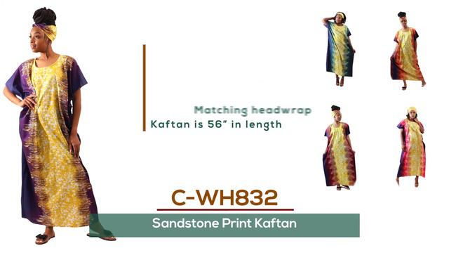 Sandstone Print Kaftan смотреть онлайн