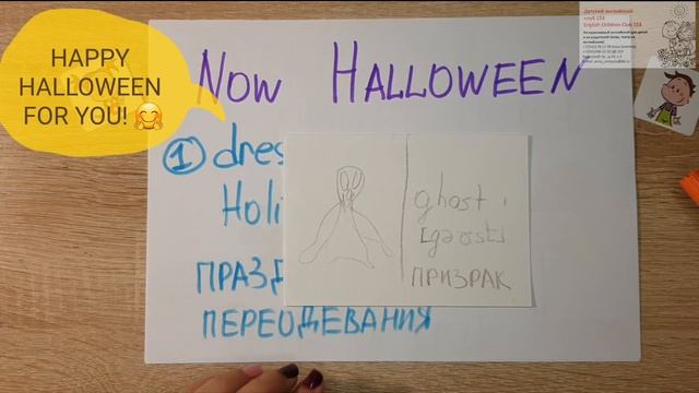 Улыбка по-английски Happy Halloween Счастливого Хеллоуина смотреть онлайн