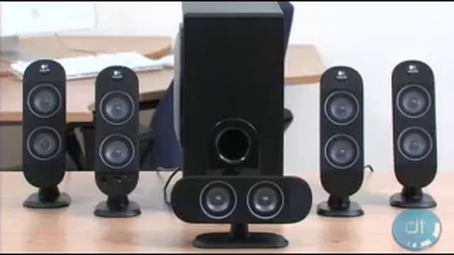 Logitech X-530 PC Speakers Review смотреть онлайн