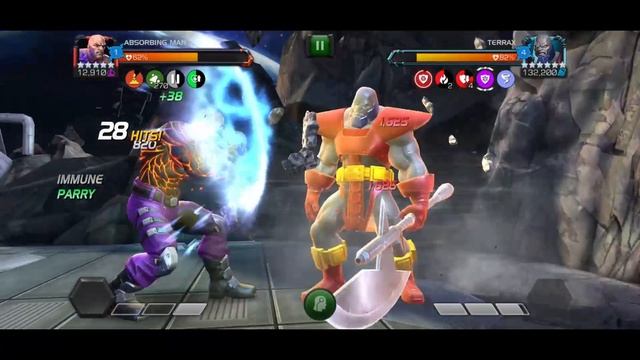 5 Star Absorbing Man MELTS Gauntlet Terrax in Seconds! | Marvel Contest of Champions! смотреть онлайн
