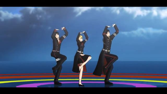 【MMD】Owari No Seraph - Seishiro, Aoi & Kureto смотреть онлайн