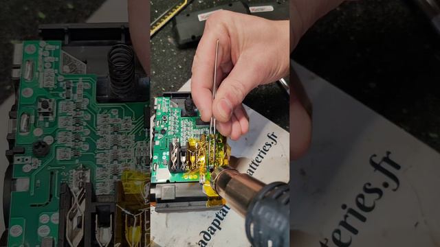 Réparation Batterie Parkside Performance Changement Régulateur Et Résistance Et Supprimer Module Bl