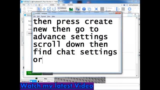 How to add Bubble Chat on roblox studio смотреть онлайн