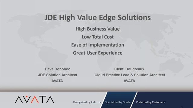 Hybrid Footprints: Extend your JD Edwards Solutions with Oracle Cloud смотреть онлайн