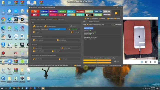 Bypass iPhone 8 Plus New boot Ramdisk 11/10/2022 done By Unlocktool смотреть онлайн