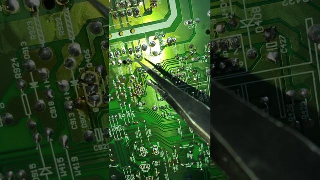 Полосы на кинескопном телевизоре, при работе появляется горизонтальная полоса. смотреть онлайн