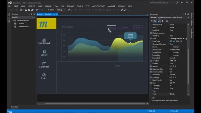 Ui design idea in Windows form Application Visual C# смотреть онлайн