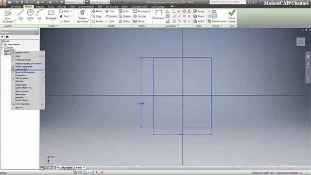 Inventor Tutorial How To Hide Dimensions смотреть онлайн