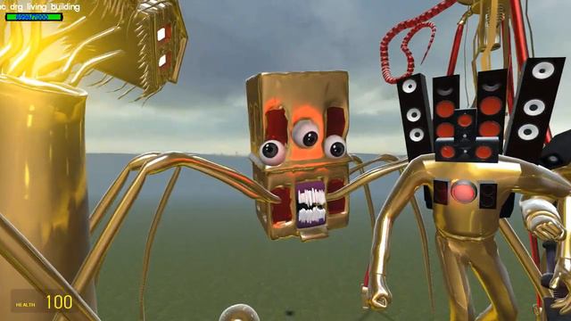 NEW GOLD MONSTER | TRAIN EATER, ROBOBOB, HOUSE HEAD, SIREN HEAD, EVIL DONUT in Garry's Mod! смотреть онлайн