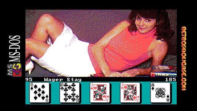 STRIP POKER 2 (DOS Gameplay Sample) смотреть онлайн