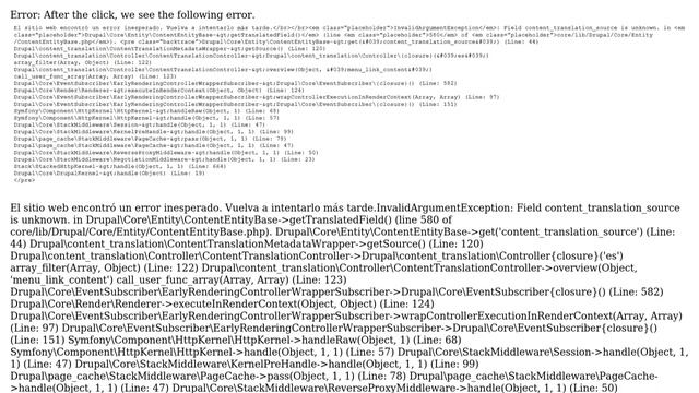 Drupal: Problem translation of terms menu - Drupal 8.5.1 - Distribution VarBase смотреть онлайн