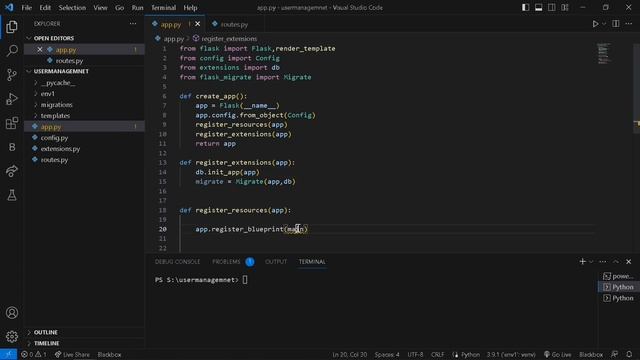 Flask CRUD Application With SQLAlchemy - Add Routes File - 3 смотреть онлайн
