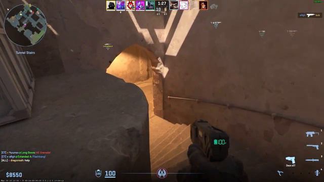 CS2 - Dust 2 Zeus Taze (Amongus) смотреть онлайн