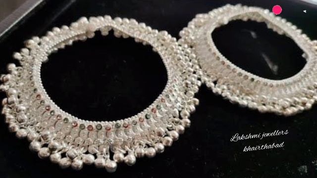 latest silver anklets designs || bridal anklets designs 2021 || silver Payal designs смотреть онлайн