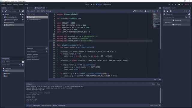 Coyote Time in 3 minutes! Godot Tutorial смотреть онлайн