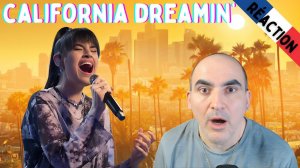Диана Анкудинова - California Dreamin' (The Mamas & the Papas cover) ║ Réaction Française !