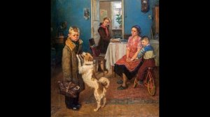 Картина «Опять двойка» Фёдора Решетникова