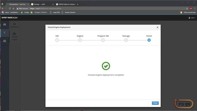הדגמת התקנת oVirt גירסה 4.2 смотреть онлайн