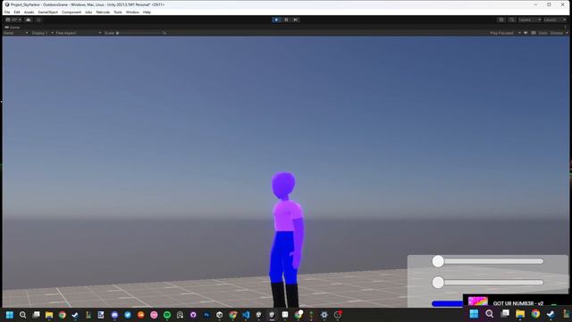 unity character color material customization test w/ rgb sliders смотреть онлайн