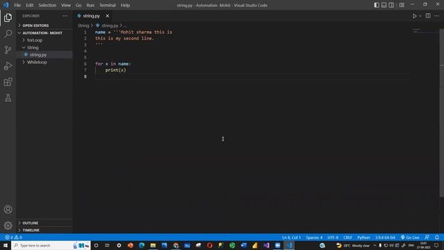 8 String in python смотреть онлайн