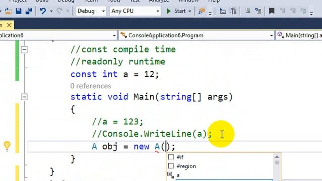 const vs readonly c# | const vs readonly c# in hindi | what is const | what is readonly смотреть онлайн
