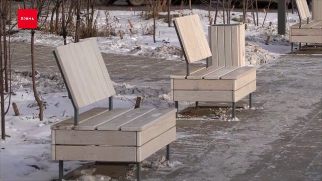 Достроили новый пешеходный бульвар на Красрабе смотреть онлайн