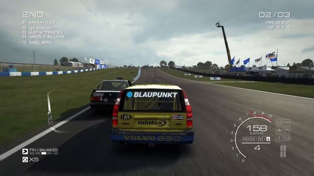 GRID Autosport — Touring Legends Pack: Volvo 850 Estate Touring Car смотреть онлайн