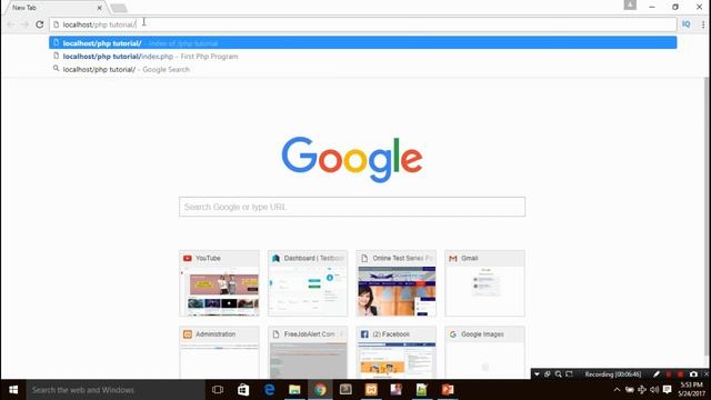 PHP Tutorial In Hindi | First program in PHP (Part-3) смотреть онлайн