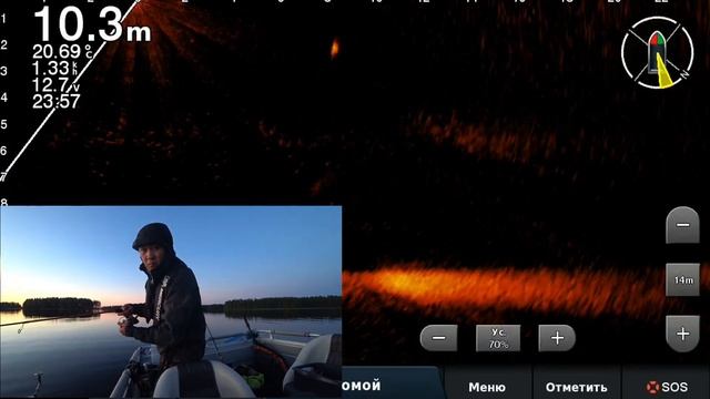 Ночная рыбалка. Уход за рыбой. Panoptix LiveScope. Трофейная рыбалка в Финляндии. смотреть онлайн