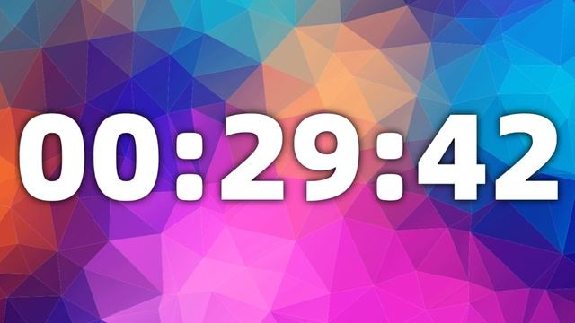 1 Hour Timer (With Ticking Sound &Alarm Clock Sound) смотреть онлайн