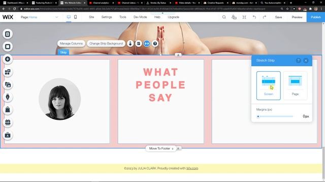 How To Stretch Strip With Columns In Wix смотреть онлайн