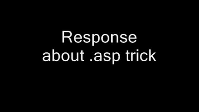 Video Response to .sql injections смотреть онлайн