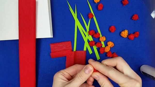 Поздравительная открытка с 3D сердечками внутри... смотреть онлайн