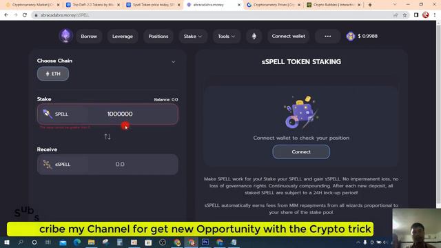 Top Defi 2.0 Token Millionaire for holder | Spell Token Price 1$ Soon смотреть онлайн