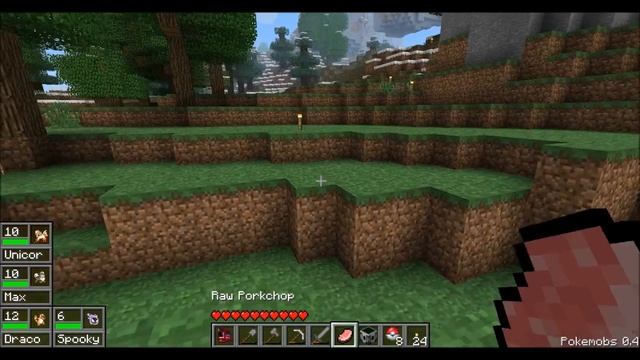 Minecraft - PokeMobs Mod - Episode 11 (Gotta Level Dat Charmander!)
