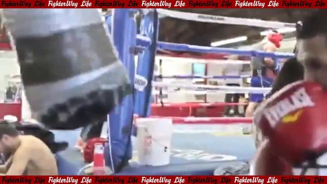 Aron Martinez is preparing for a fight with Sammy Vasquez смотреть онлайн