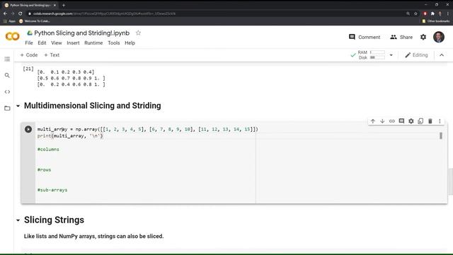 Python - Slicing and Striding! смотреть онлайн