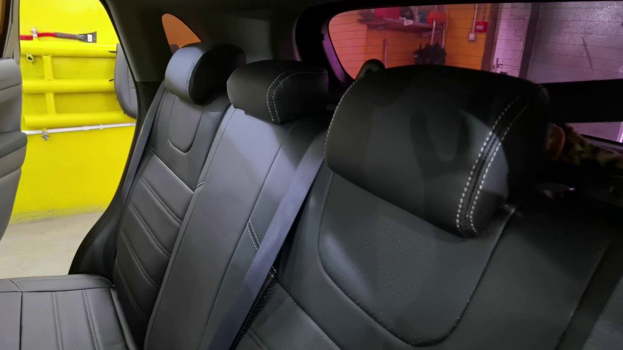 Чехлы на Mitsubishi ASX, серии "Premium" - серая строчка смотреть онлайн