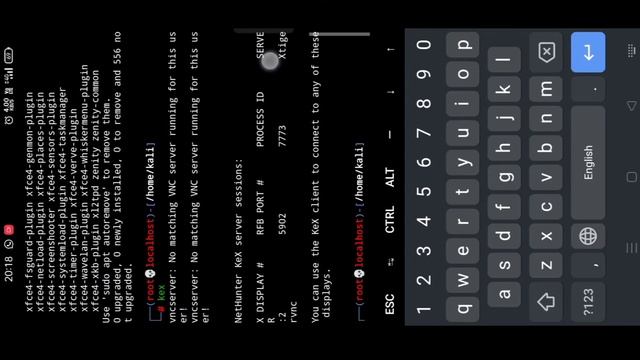 Nethunter kex error fix | vnc server setup | DotCode Tutorials | смотреть онлайн