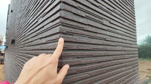 Преобразили фасад дома 1000 кв.м. Фиброцемент, термодерево, алюмокомпозит