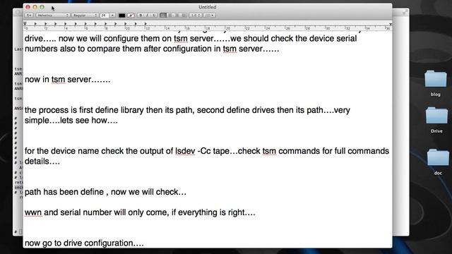 How to configure tape library and drives for tsm in AIX - www.tsmtutorials.com смотреть онлайн