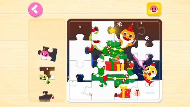 Baby Shark Jigsaw Puzzle Fun | Game Play | Kids App | Pinkfong Game | Pinkfong Kids App Games смотреть онлайн