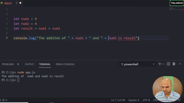 #15 Template Literal in JavaScript смотреть онлайн