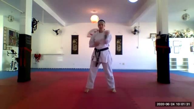 N.45 Aula de Karate Goju-ryu - Sensei Fanthiane (Dojô Wentz Team) смотреть онлайн