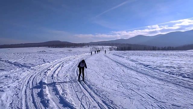 Соревнования посвященные к дню зимних видов спорта Женщины 5км с Бай Хаак РТ смотреть онлайн