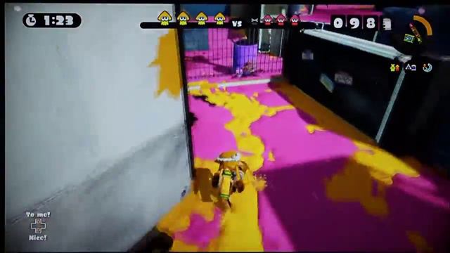 Splatoon: 1646 Turf War Points (+300 win bonus) in Urchin Underpass (Inkbrush) смотреть онлайн