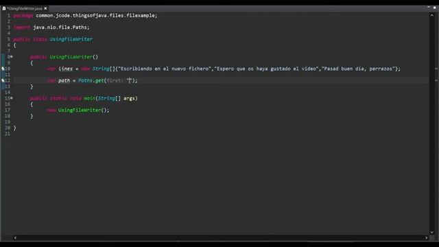 Java LEER y ESCRIBIR en FICHEROS ejemplo con Código смотреть онлайн