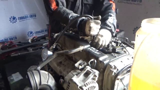 Проверка компрессии двигателя D4CB 8450115 Sorento VGT 174 л.с смотреть онлайн