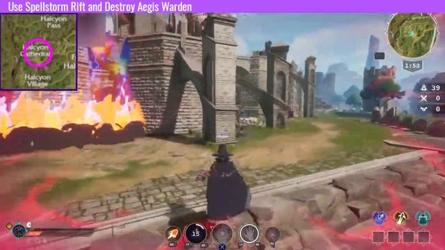 Use Spellstorm Rift and Destroy Aegis Warden | Spellstorm Slaying | Spellbreak Story Quest Season 3 смотреть онлайн