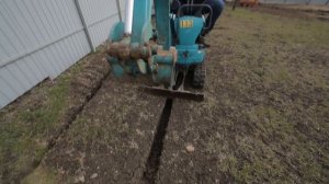 mini excavator 3, проверяем фактическую глубину копания мини-экскаватора kubota U10-3